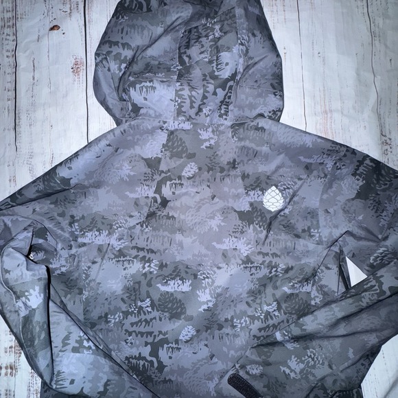 Stio Environ XT Jacket Outerwear Steel Pony Whitebark Camo Men's Size L $429 - Picture 5 of 6